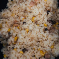 アコサン's cooksnap of when they made ピラフ風♪ベーコンときのこの炊き込みご飯.