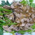 B子chan's cooksnap of when they made 春菊と。豚と春雨の炒め煮.