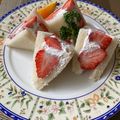 ヒロたんw's cooksnap of when they made いちごサンド.