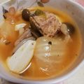 クック0UQ98I☆'s cooksnap of when they made 人気のさば缶でキムチ鍋.