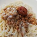 べるＬ＠ＮＩ's cooksnap of when they made つわり中の妊婦さんにも♡玉納豆そうめん♡.