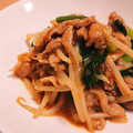 yukoko☆'s cooksnap of when they made 豚肉ともやしのコチュマヨ炒め.