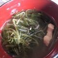 はちみつココア's cooksnap of when they made ベーコンと水菜のコンソメスープ.