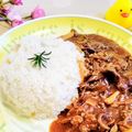 ももちゃんのれしぴ's cooksnap of when they made ★ルー＆デミ不要！簡単ハッシュドビーフ★.
