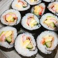 まめ小町's cooksnap of when they made 超簡単☆シンプルな恵方巻き用♡海苔巻き.