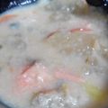 mmiwa's cooksnap of when they made ほっこり温まる✳絶品！焼き鮭のかす汁.