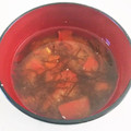 島猫。's cooksnap of when they made 御味噌汁・トマトとモズク編.