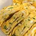 ムーヒツジ's cooksnap of when they made 簡単★ネギ入り卵焼き.