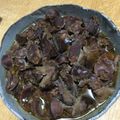 パンダ料理人's cooksnap of when they made 鶏レバーと砂肝の甘辛煮.