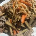 あんじぃ☆藍's cooksnap of when they made きんぴらごぼう.