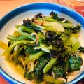  しー's cooksnap of when they made 栄養満点！妊婦さんにも 小松菜のおひたし.