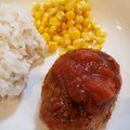 yuki1224f's cooksnap of when they made ハンバーグ ソース ホールトマト缶簡単.
