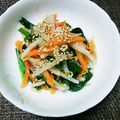 ちぃちゃん31513's cooksnap of when they made もやしとニラのナムル.
