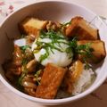 main73's cooksnap of when they made 豚肉＆厚揚げ甘辛丼♪.