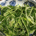 ちゃぎー's cooksnap of when they made 激簡単(;＞_＜;)水菜のおひたし.