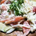 クリーピングタイム☆'s cooksnap of when they made サーモンとトマトのクリームチーズサラダ.