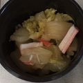 ♡♥♡くーまん♡♥♡'s cooksnap of when they made レンジで一品！白菜とカニカマの酢の物.
