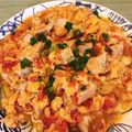 コロ助コロツケ's cooksnap of when they made トマトと卵の炒め物（サラダチキン入り）.