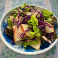 お料理ニャロメ's cooksnap of when they made シャキっ！スライスりんごサラダ.