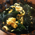 低カロ探検隊's cooksnap of when they made 生ワカメのたまご炒め!乾燥ワカメでも.