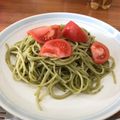 ♡MaMoM♡'s cooksnap of when they made 生トマトとジェノベーゼの幸せパスタ.