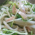 三つ星母ちゃん's cooksnap of when they made 水菜と大根の中華風サラダ.