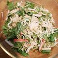 ナンキンハゼ's cooksnap of when they made 水菜切り干し大根カニカマ☆はりはり酢の物.