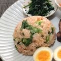 さんぞうコック's cooksnap of when they made 和風 鮭レタスチャーハン.