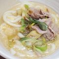 Lurutan's cooksnap of when they made とろ〜り卵のあんかけ甘辛☆肉うどん.