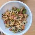 みいみいまる's cooksnap of when they made かぶの葉とベーコンの和風チャーハン.