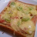クック6DDPP8☆'s cooksnap of when they made ネギ味噌のカニカマトースト.