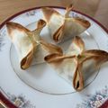 yuchan's cooksnap of when they made 簡単☆餃子の皮スイーツ.