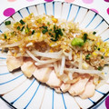 ako★ako's cooksnap of when they made 鶏むね肉ともやしの重ね蒸し＊ネギ塩ダレ.