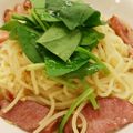 ﾋﾟﾛﾐ♡'s cooksnap of when they made サラダほうれん草と生ハムのパスタ.