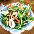 夢夢555's cooksnap of when they made 豆苗とちくわの麺つゆサラダ.