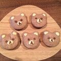 クックI1HJR1☆'s cooksnap of when they made 可愛い♪リラックマ風チョコサンドクッキー.