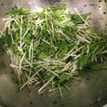 JOBABA's cooksnap of when they made 振るだけde激ウマ♡水菜の簡単塩昆布和え.