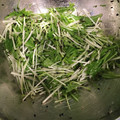 JOBABA's cooksnap of when they made 振るだけde激ウマ♡水菜の簡単塩昆布和え.