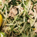 菜つ実☆ミ's cooksnap of when they made あっさり美味しい♪豚肉と水菜のネギ塩炒め.