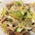 miyu✩‧₊˚'s cooksnap of when they made ♪ねぎたっぷり豚肉の味噌生姜♪.