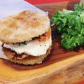 miwayon's cooksnap of when they made おうちで簡単♪焼肉ライスバーガー.