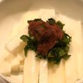 ケンコウママ's cooksnap of when they made こんがり長芋(山芋)の梅シソ乗せ♡.