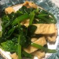 クックLRZ2H1☆'s cooksnap of when they made 油揚げとほうれん草あえもの♪簡単.
