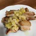 たっこぉ's cooksnap of when they made 鶏もも肉のネギ塩ソースがけ.
