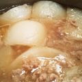おおかなぼぅ's cooksnap of when they made カブと厚揚げのそぼろ煮.