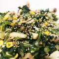 けんけん1016's cooksnap of when they made しめじとベーコンとほうれん草の和風炒め♡.