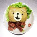 ☆ありか358☆'s cooksnap of when they made キャラ弁＊お稲荷さんで デッド＊.