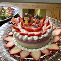 chica_tk's cooksnap of when they made 雛祭りに☆３色レアチーズ＆ムースのケーキ.