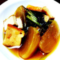 もん★もん's cooksnap of when they made カブと厚揚げの煮物.