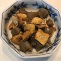 花花里's cooksnap of when they made 話題入り♡レンジで簡単！ねじり蒟蒻の煮物.